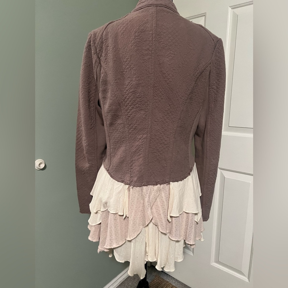 Free People Military Ruffles Jacket - Picture 12 of 13